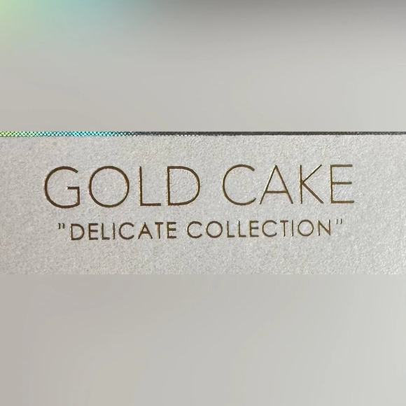 Gold Cake Earring Set Sterling Silver (set of 3) - Picture 5 of 6